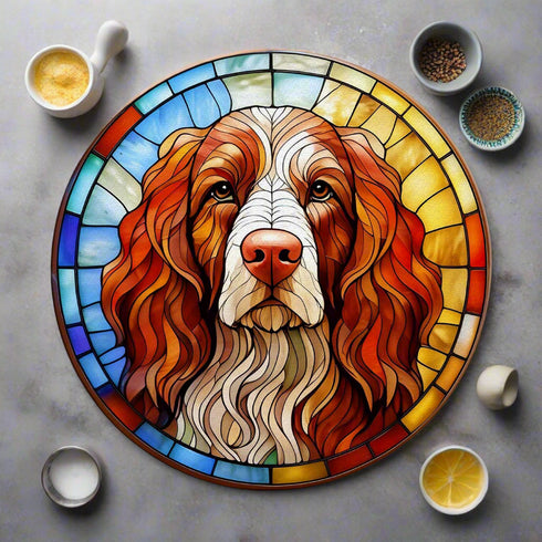 Cocker Spaniel Glass Suncatcher Worktop Saver